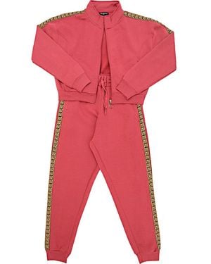 Pindydoll S Zip Sweatshirt And Jogger Set - Red
