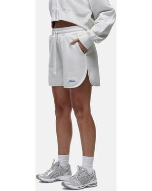 Good For Nothing Relaxed Fit Jersey Shorts - White