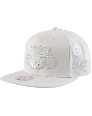 Mitchell & Ness Nba Charlotte Hornets Hwc Uv Reactive Cap Cotton - White