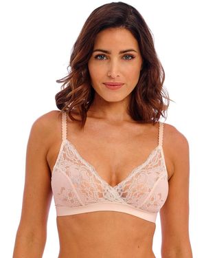 Wacoal Florilege Non Wired Bralette - Brown