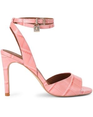 Kurt Geiger Leather Brixton Ankle Strap Sandals - Pink