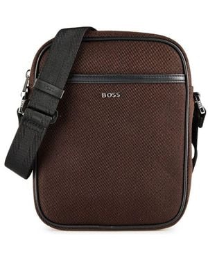 BOSS Dakkar Drawstring Shoulder Bag - Brown