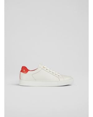 LK Bennett Signature Flats - White