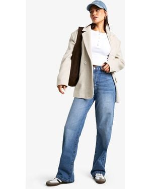 Boohoo Tall Basic Straight Leg Jean - Blue