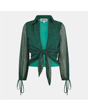 Amy Lynn Amylynn Lurex Blouse - Green