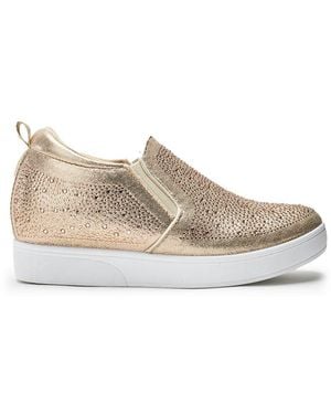 b.soleful Liila Trainers Textile - White