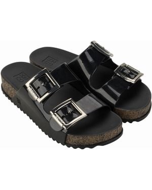 Zaxy Partner Slide Iii Fem/Cork - Black