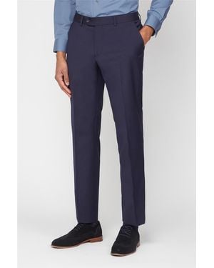 Scott Tailored Suit Trousers - Blue