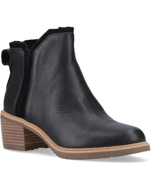 TOMS Hailey Ladies Ankle Boots - Black