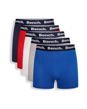 Bench 5 Pack 'Acura' Cotton Rich Boxers - Blue