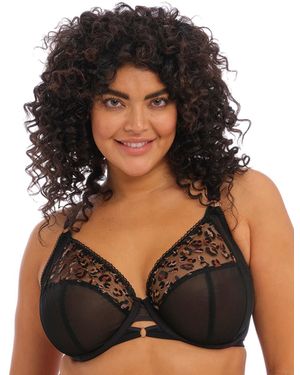 Elomi Namrah Plunge Bra - Black