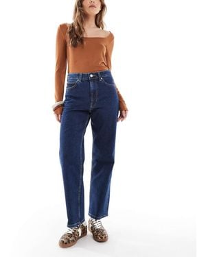 ASOS Ankle Grazer Straight Leg Jeans - Blue