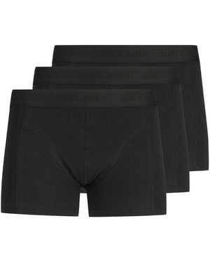 Jack & Jones 3 Pack Trunks - Black