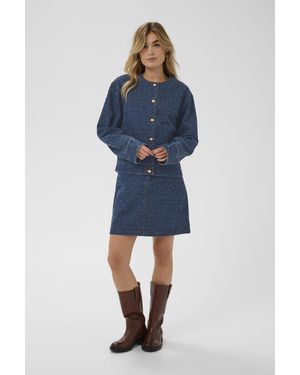 Saint Tropez Denim Jack Pheasz Denim Jack Loose Fit - Blauw
