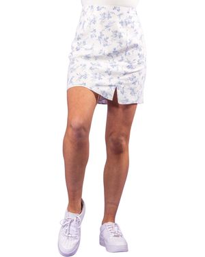D.u.s.k Ditsy Floral Print Mini Skirt - White
