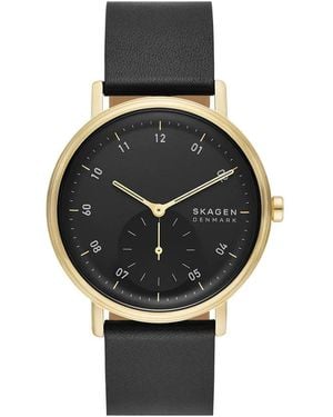 Skagen Kuppel Watch Skw6896 Leather (Archived) - Black