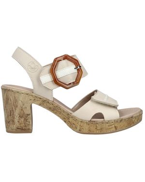 Rieker 66876-60 Sandals - Metallic