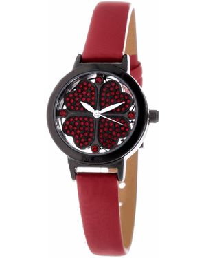 Folli Follie Ladies Watch Quartz Stainless Steel - Red