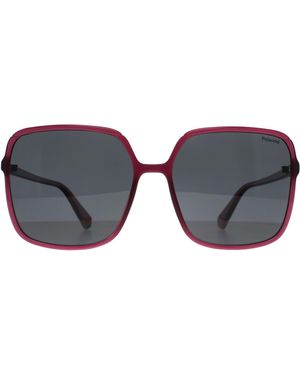 Polaroid Square Fuchsia Polarized Pld 6128/S - Grey