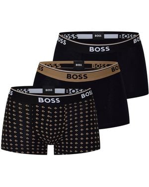 BOSS Pack Power Boxer Shorts - Black