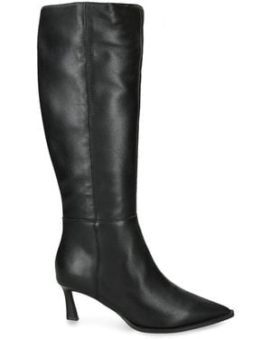 Steve Madden Leather Lucid Boots - Black