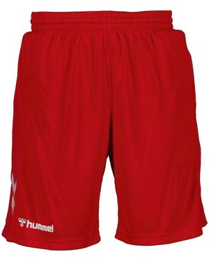 Hummel Soccer Athletic Shorts - Red