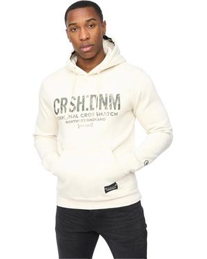 Crosshatch Campbox Hoodie (Off) - White