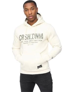 Crosshatch Campbox Hoodie (Off) - White