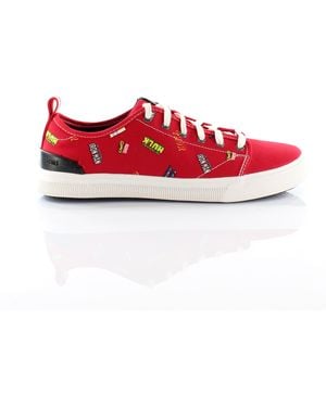 TOMS X Marvel Trvl Lite Low Trainers Textile - Red