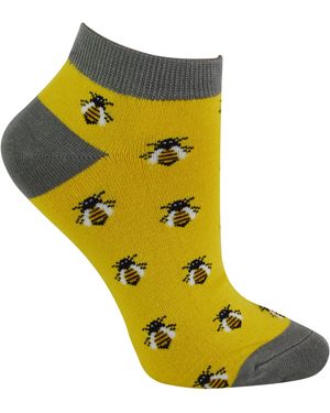 Miss Sparrow Ladies Bamboo Trainer Socks - Green