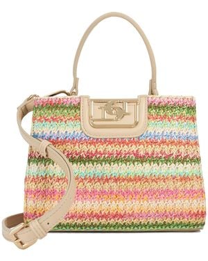 Dune Dilly Textured Dd-Interlock Grab Bag - Pink