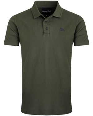 Weird Fish Giles Pique Polo Shirt (Deep Lichen) - Green