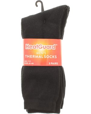 Wynsors Socks Hosiery Thermal Slip On Textile - Black