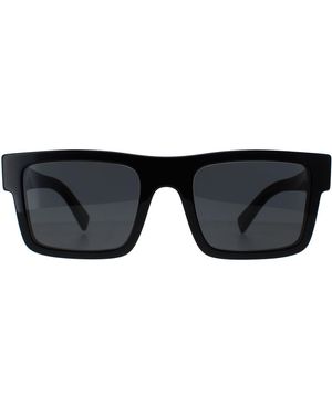 Prada Rectangle Dark Pr19Ws - Black