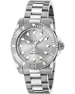 Gucci Ya136354 Dive Automatic Watch 40Mm - Metallic
