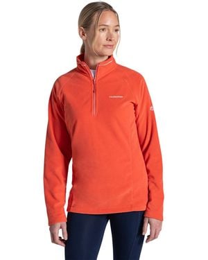 Craghoppers Ladies Miska Vi Half Zip Fleece (Grenadine) - Red