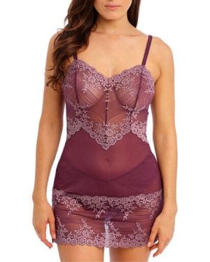 Wacoal Embrace Lace Chemise - Purple
