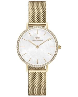 Daniel Wellington Dw00100662 Ladies Petite Lumine 28Mm Watch - Metallic