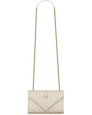 Saint Laurent Envelope Small Bag - Metallic