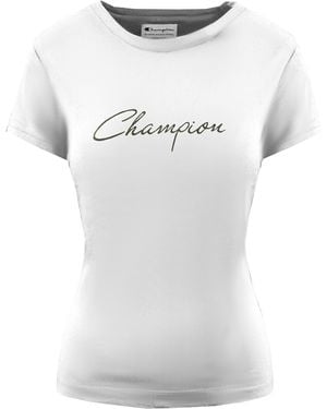 Champion Easy Fit T-Shirt Cotton - White