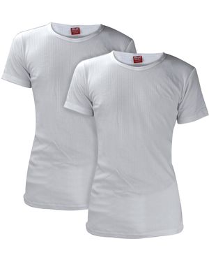 Heat Holders 2 Pack Short Sleeve Thermal Top For Winter - Grey