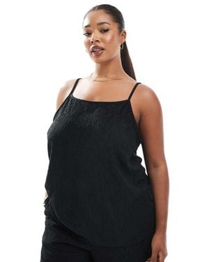 ONLY Textured Top Co-Ord - Black
