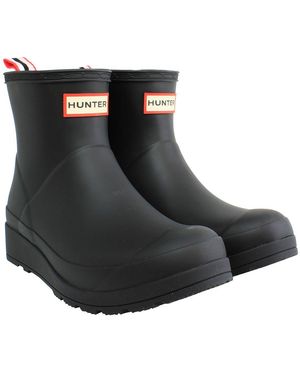 HUNTER Play Short Wellies Boots - Black