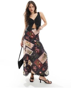 Miss Selfridge Maxi Skirt - White