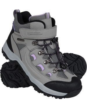 Mountain Warehouse Ladies Adventurer Adaptive Waterproof Walking Boots (Light) - Black
