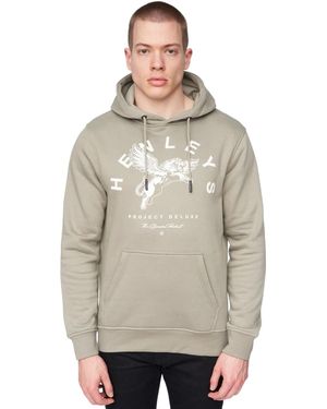 Henleys Colhen Hoodie (Dusty) - Grey