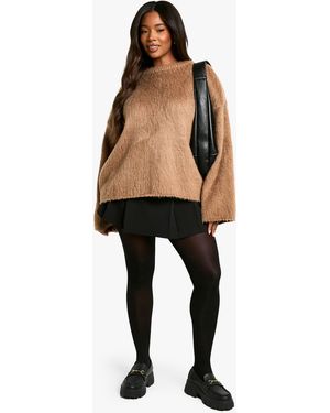 Boohoo Plus 40 Denier 3 Pack Tights - Black