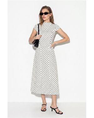 Bianco Lucci Midi Dress - White