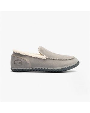 Sorel Dude Moc Suede Moccasins Quarry - Grey