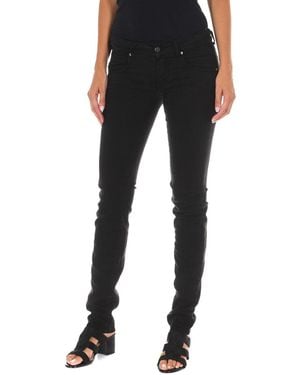 Met Long Jean Trousers With Narrow Cut Hems 10Dbf0475-B088 - Black